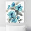 « turquoise florals » par oliver gal print-1790484339-1795902921