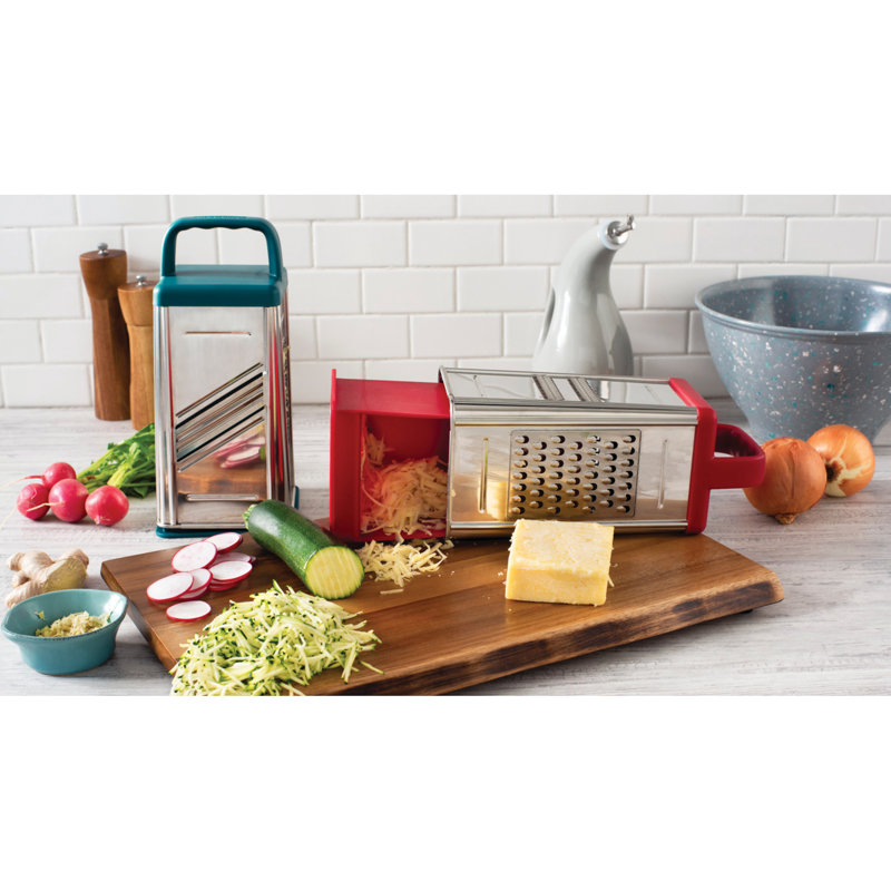 Rachael Ray Tools and Gadgets Box Grater, Red
