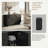 Elegant 4-Door Sideboard Cabinet With Adjustable Shelves And Semi-Circular Handles,With Natural Wood Grain Texture-139239727