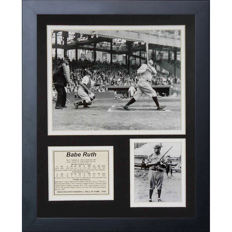 Souvenirs encadrés Babe Ruth At Bat