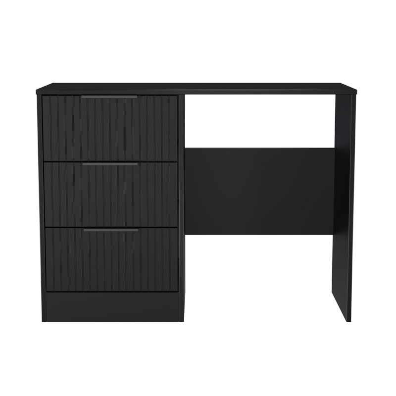 Berklie Dressing Table, Deep Black/Black