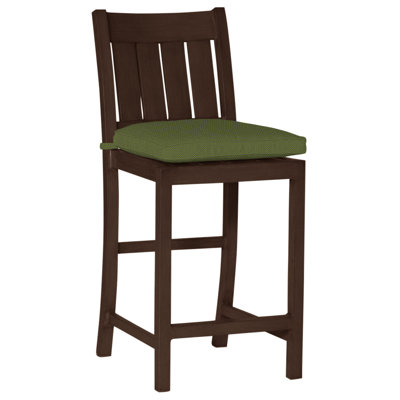 Club 24" Patio Bar Stool with Cushion