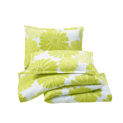 Big Floral 3-Piece Comforter Set