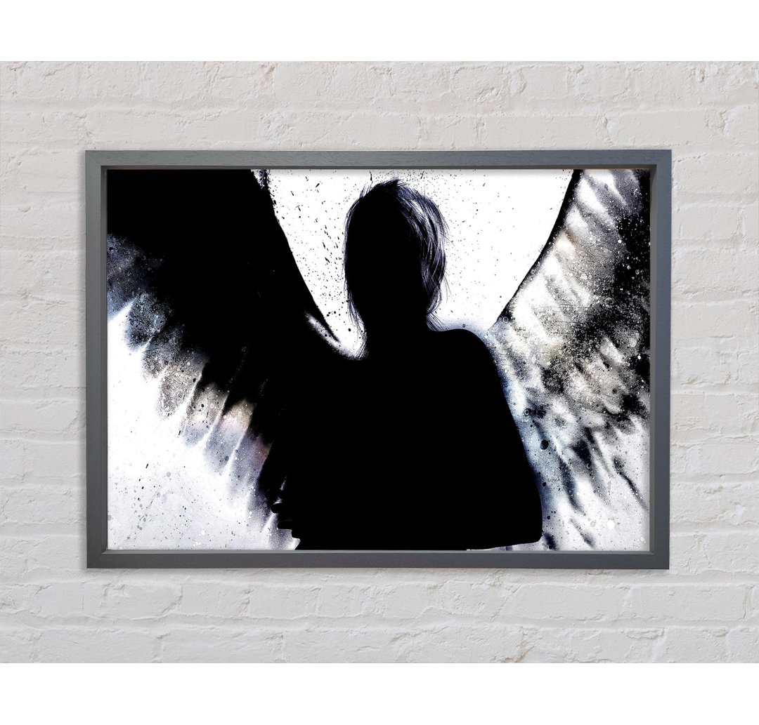 Angel Shadow - Einzelner Bilderrahmen Kunstdrucke auf Leinwand