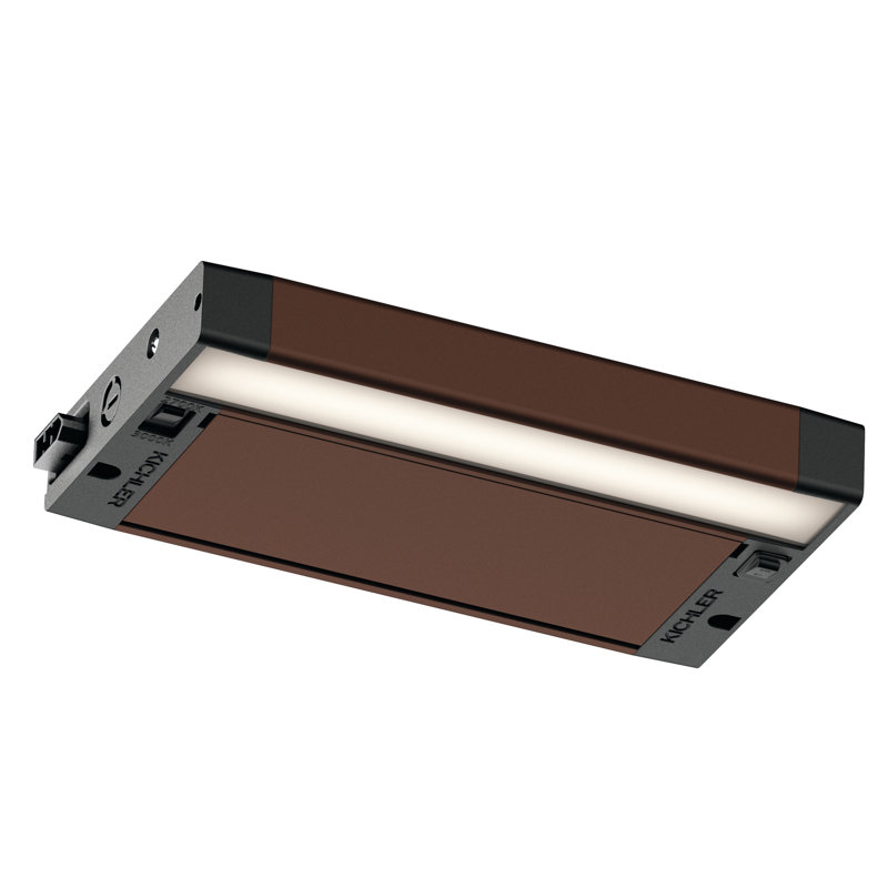 Barre d’éclairage de dessous de meuble 8 po del 6U Series, Bronze