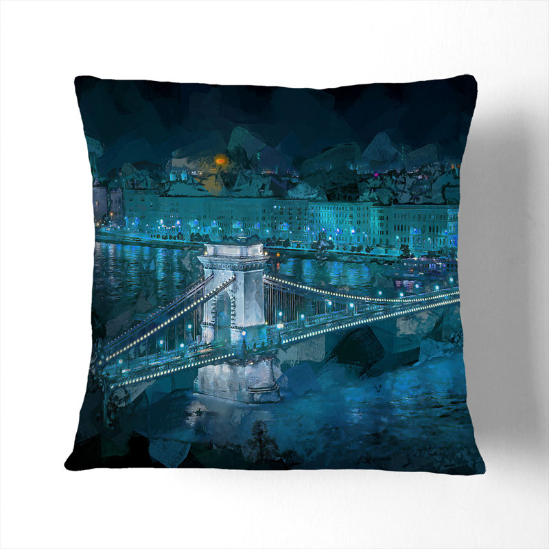 Square Throw Cushion, 40cm H x 40cm W x 15cm D