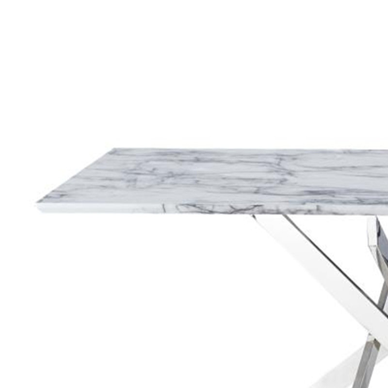 Fraire Metal Base Dining Table