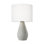 Ellen Degeneres Breccia 1 Light Bedroom Home Office Living Room Lamp With White Linen Shade