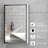 16" X 24" Bathroom Cabinet - Stainless Steel With Mirrored Front And Easy Installation Process Storage Door Interior Shelf Organization