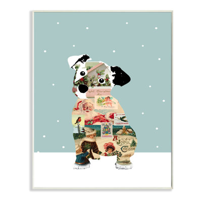 « christmas chiot dog », impression