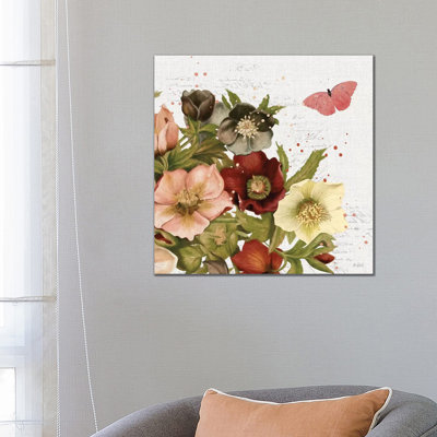 Vintage Petals III by Katie Pertiet - Wrapped Canvas Gallery-Wrapped Canvas Giclée