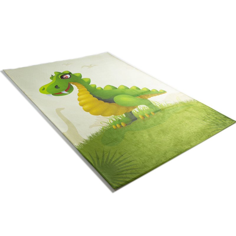 Rosalind Flatweave Green Rug, Rectangle 120 x 170cm