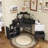 Triangle Vanity Desk Set With Charging Station & Removable Storage Cabinet-350377165