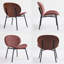 Chaise longue en cuir Mid-Century-261005311