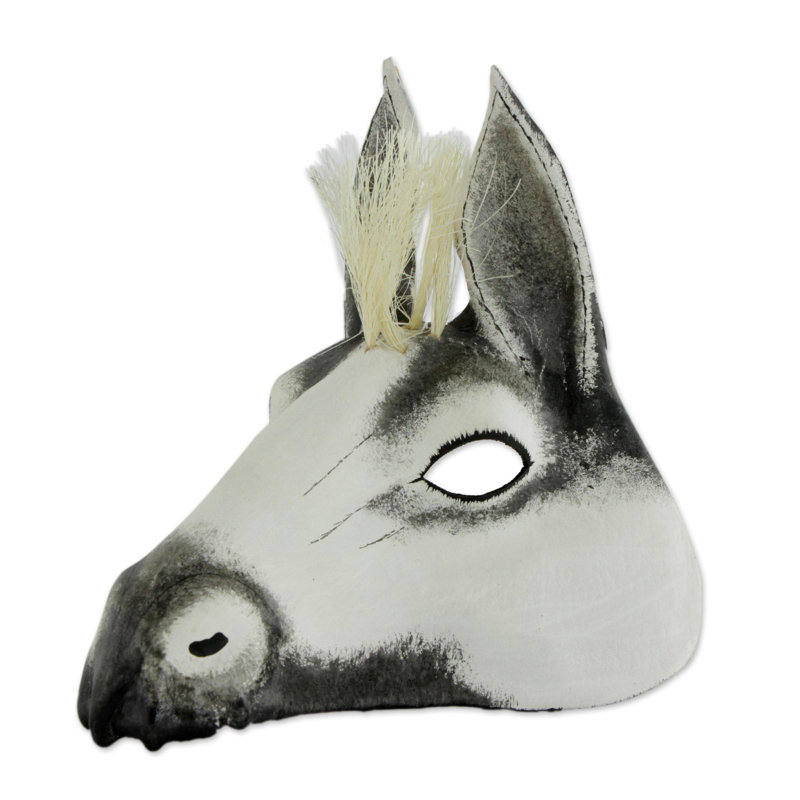 Handmade Traditional Animals Wall Decor on Leather / Faux Leather
