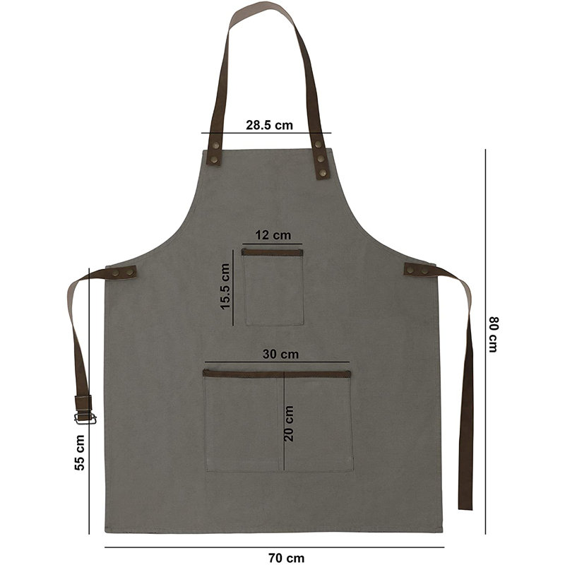 Solid Colour Cotton Apron Sets