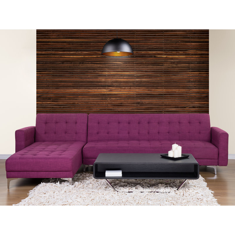 Bill 4 Seater Sofa Bed, Violet