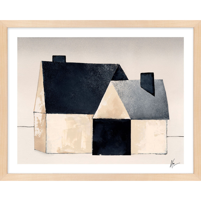 Urban Barn 2 Print by Lee Lessem, Maple, 30" H x 38" W x 1.25" D