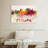 Atlanta Skyline Colors Canvas Print-92497301