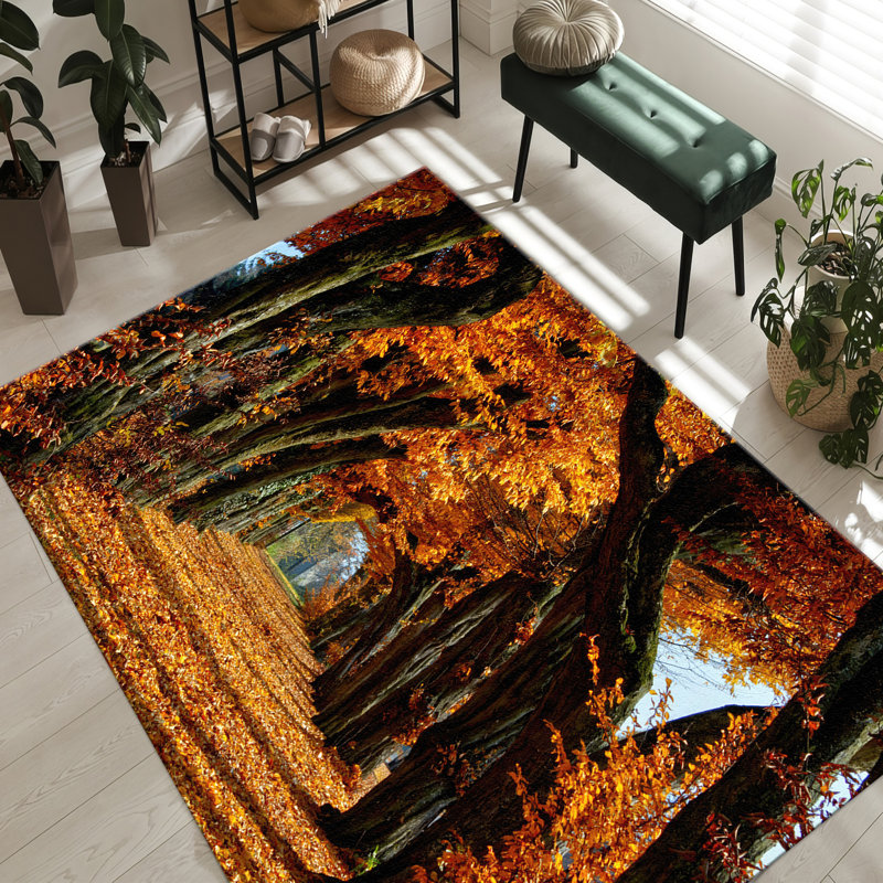 Soft Pile Printed Rug with Exquisite Geometric Pattern Ideal for Enhancing the Aesthetics of Any Room in Your Home