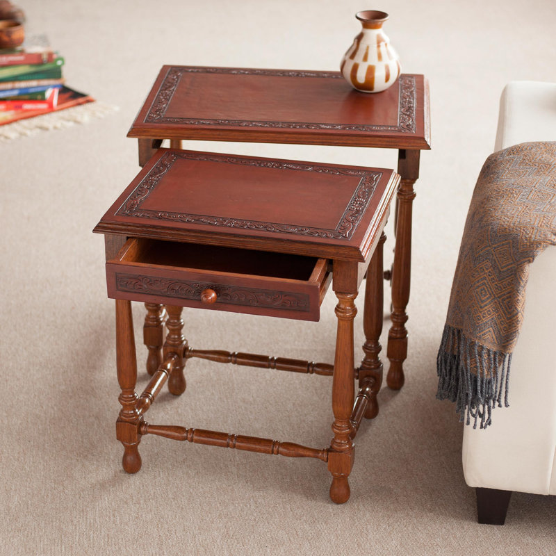 Tables gigognes en bois massif Dekin