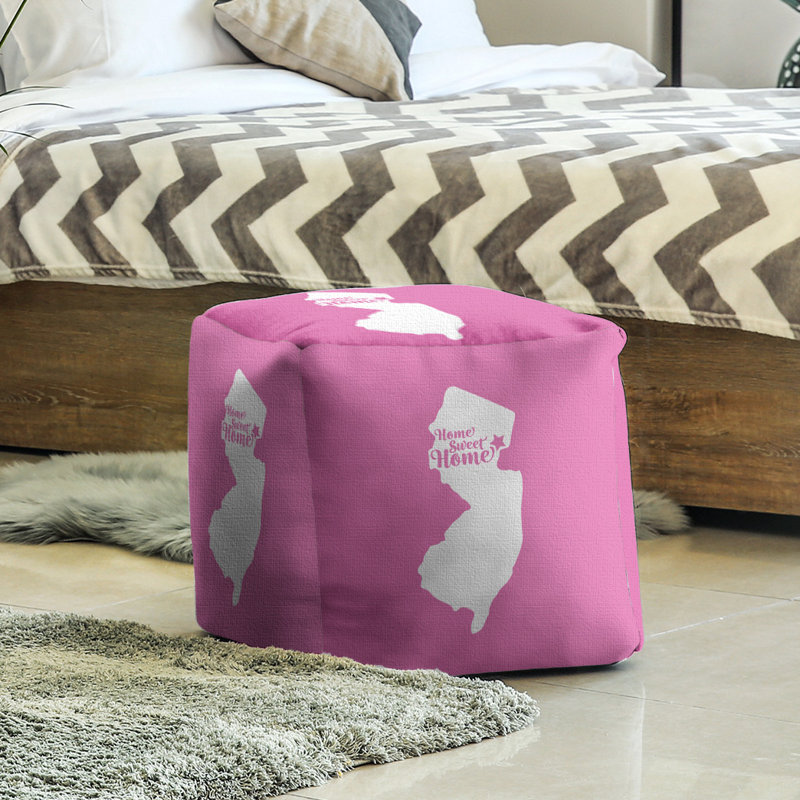 Repose-pieds à cubes newark the home, Rose