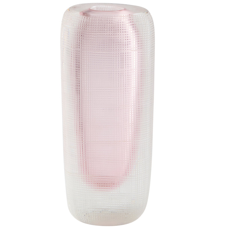 Neso Glass Table Vase, 9" H x 3.5" W x 3.5" D