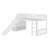 Stairway Twin Size Loft Bed With Slide-1932304829