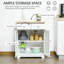 Buffet, armoire de cuisine à 2 portes, rangement pour bar à café avec 2 tiroirs, tablette réglable-478163859