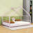 Metal House Bed With Roof And Sturdy Slats-655124679-655124697