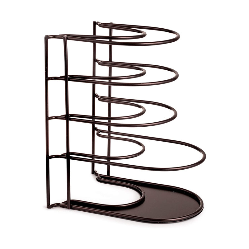 12.2" Heavy Duty Extra Large 5 Pan & Pot Organizer 5 Tier Rack