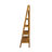 Natrona 72.5" H x 25.25" W Solid Wood Ladder Bookcase-380182100
