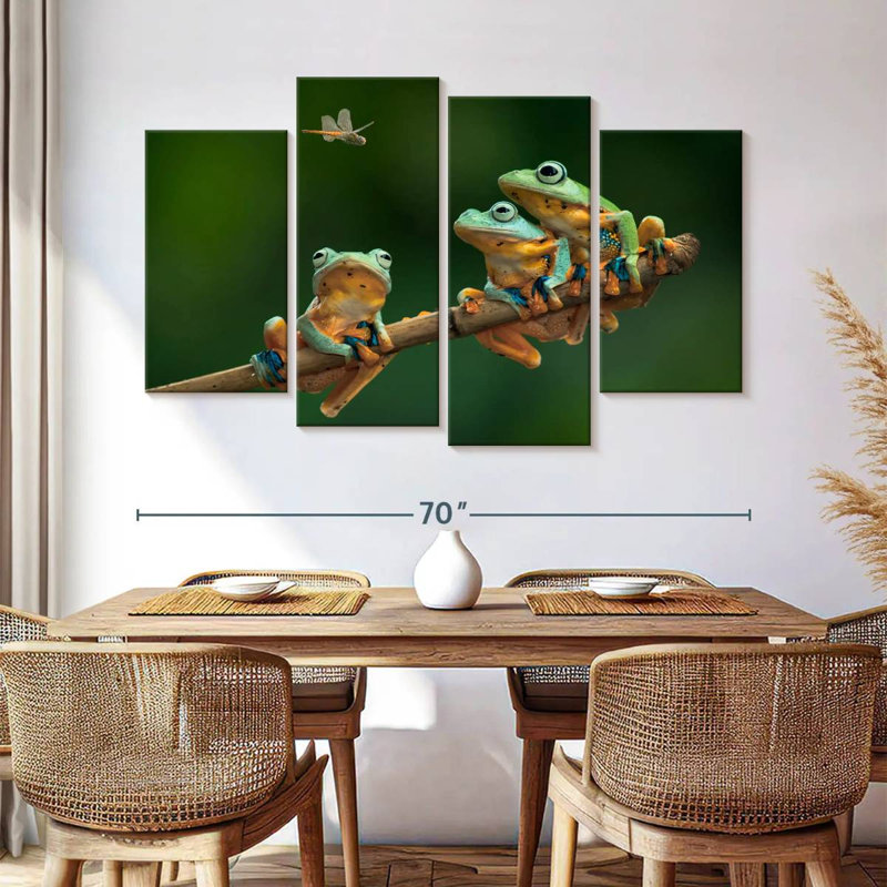 Brampt Hungry Frogs, 42'' H x 68'' W