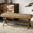 Seadrift Hand-woven Water Hyacinth Accent Bench