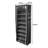 1 Shoe Rack, Space-saving 10 Tiers With 9 Compartments, Non-woven Fabric Shoe Rack, Black