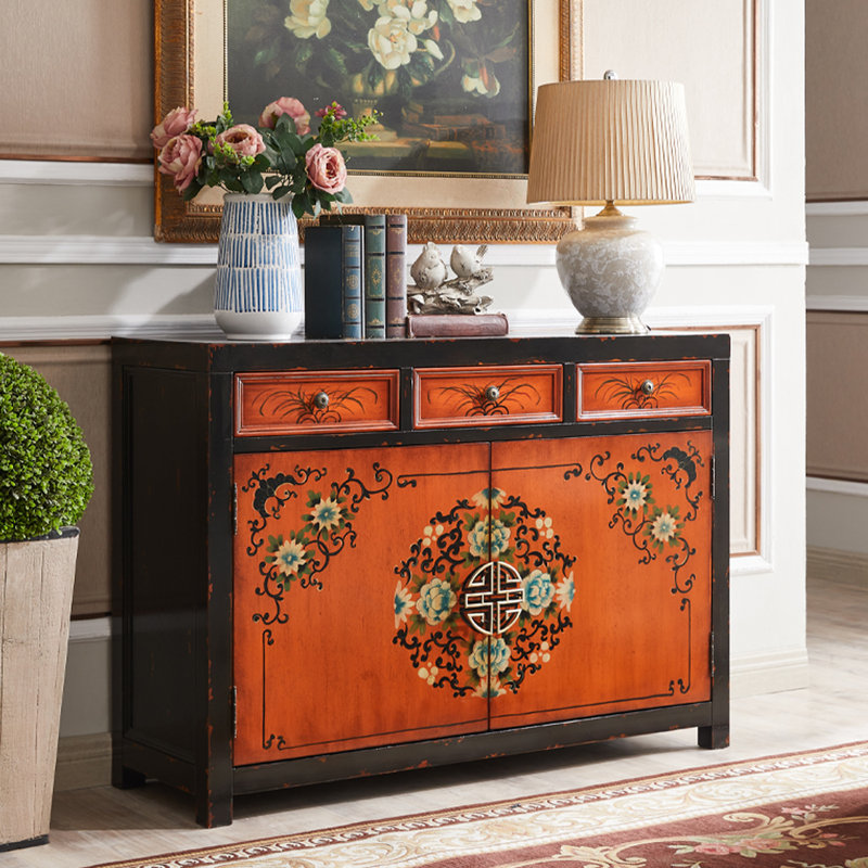 Painted Entryway Cabinet & Accent Storage