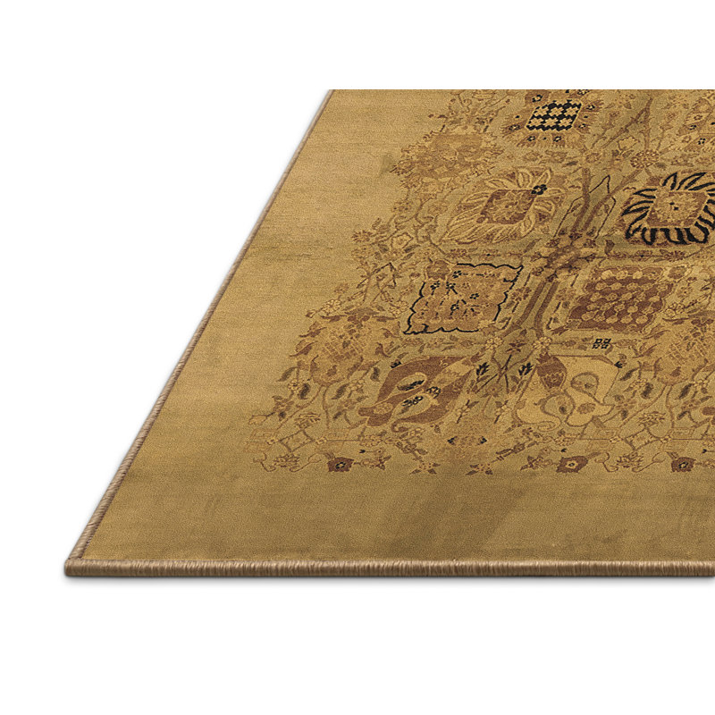 Jernice Oriental Indoor Rug, Rectangle 7' x 10', Poly-Wool Blend