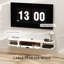 Meuble télé 47 po, console multimédia murale, blanc-951484440-951484441
