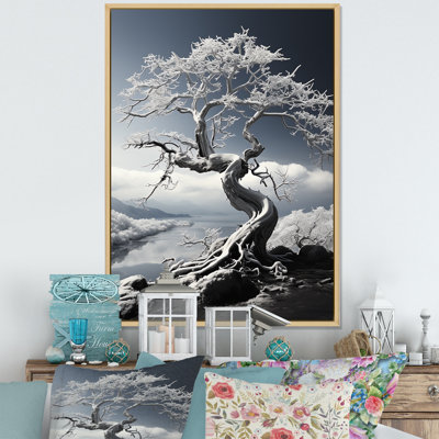 " Black And White Tree Lined Dreams "