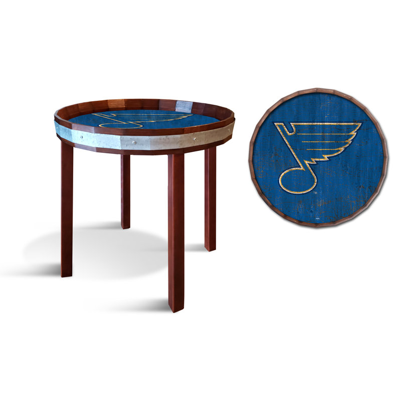 Tray Top End Table, Blues