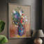 Bouquet de fleurs, reproduction encadrée - bois massif 49983-169970181