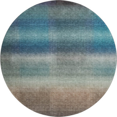 Premium Machine Washable Hooley AMF1735 Squares Rug