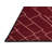 Machine Washable Trellis Red Area Rug