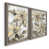Toile avec cadre gris