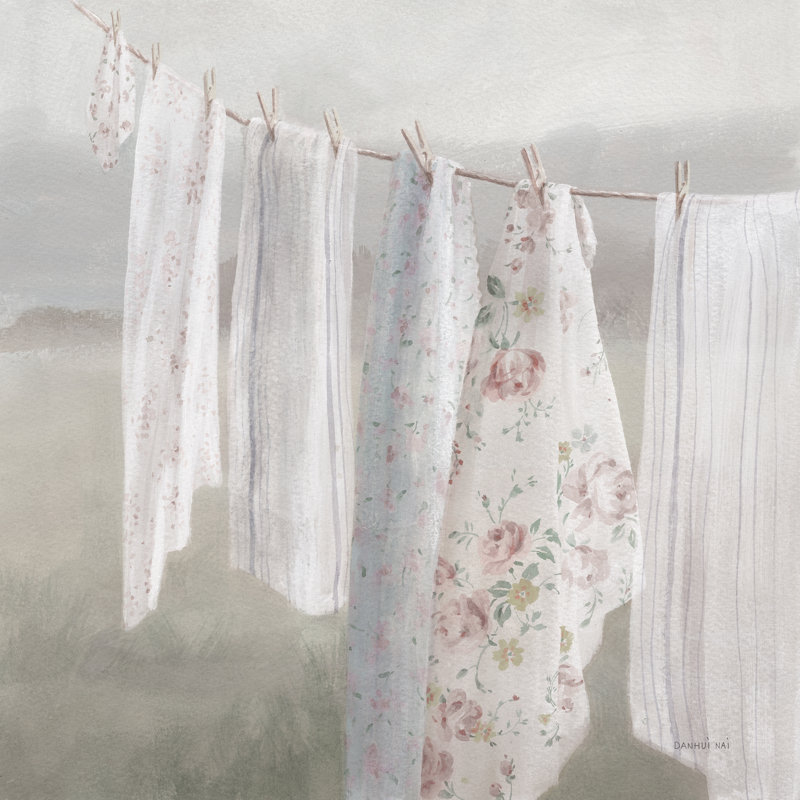 Laundry Day I Neutral sur impression sur toile, H 20 po x l 20 po