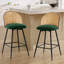 66 cm H Swivel Upholstered Bar Stool & Counter Stool with Metal Legs (set of 2 & set of 4)-1107695944-1284528386-1284528387