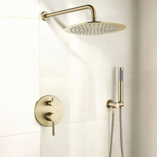 Système de robinet de douche 12 po à pression équilibrée avec douchette 12 po