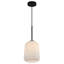 Luminaire suspendu moderne à 1 lumière avec abat-jour en verre givré blanc laiteux de 7,87 po pour îlot de cuisine-758765346-759335477