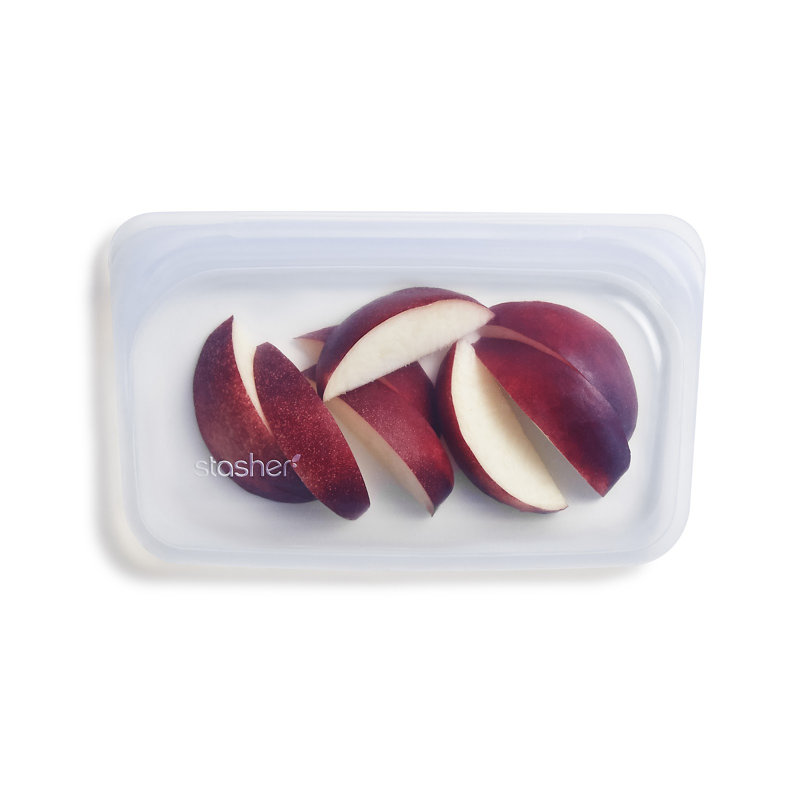Stasher Snack Bag, White