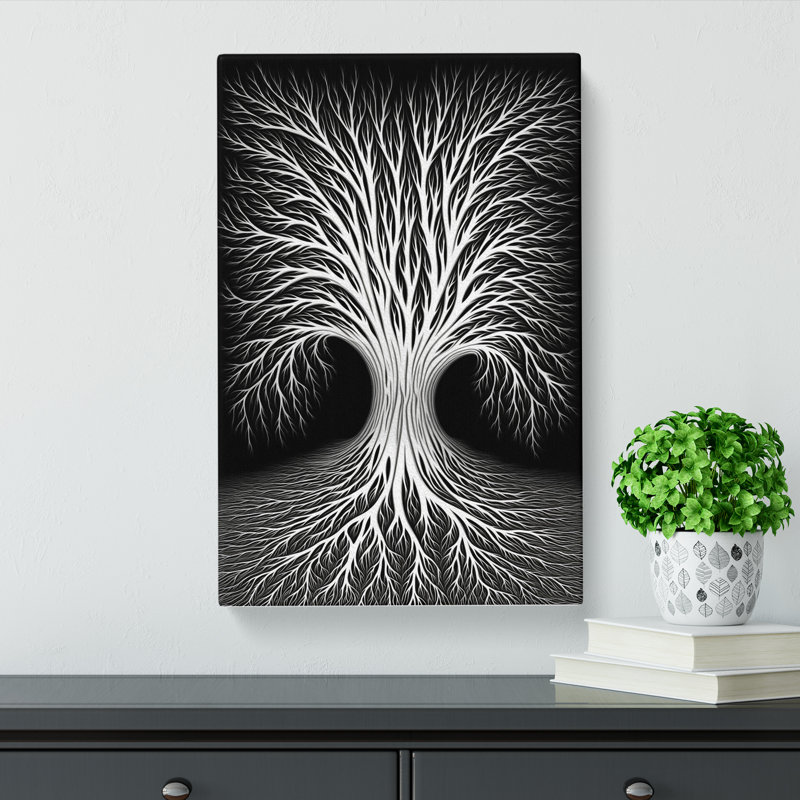 Weeping Willow Op - Wrapped Canvas, 76cm H x 50cm W x 3cm D
